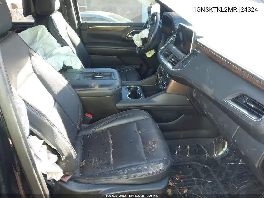 1GNSKTKL2MR124324 2021 Chevrolet Tahoe 4Wd High Country