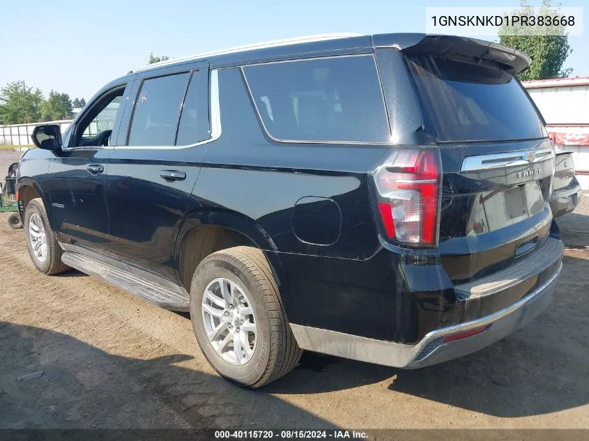 1GNSKNKD1PR383668 2023 Chevrolet Tahoe K1500 Lt