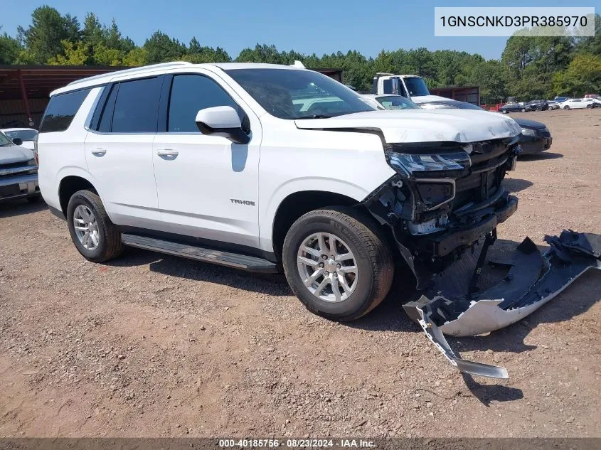 2023 Chevrolet Tahoe 2Wd Lt VIN: 1GNSCNKD3PR385970 Lot: 40185756