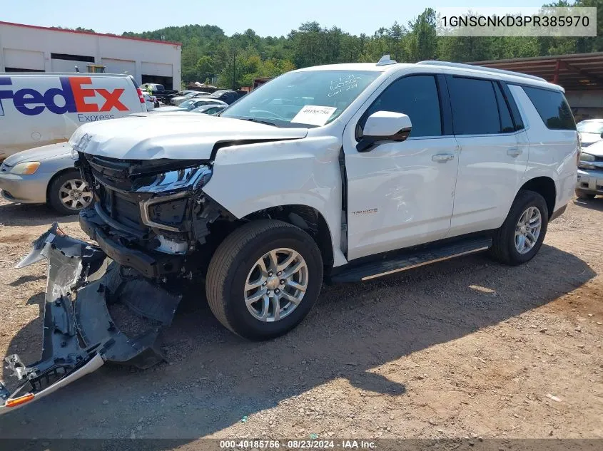 2023 Chevrolet Tahoe 2Wd Lt VIN: 1GNSCNKD3PR385970 Lot: 40185756