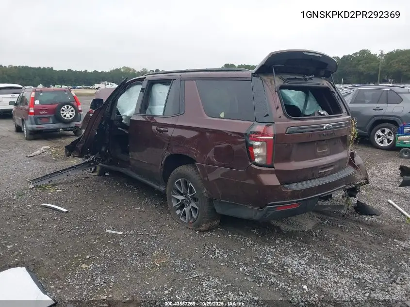 1GNSKPKD2PR292369 2023 Chevrolet Tahoe 4Wd Z71