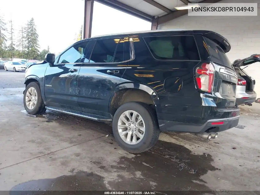 1GNSKSKD8PR104943 2023 Chevrolet Tahoe 4Wd Premier