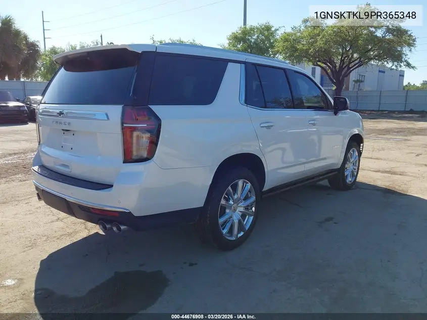 1GNSKTKL9PR365348 2023 Chevrolet Tahoe 4Wd High Country