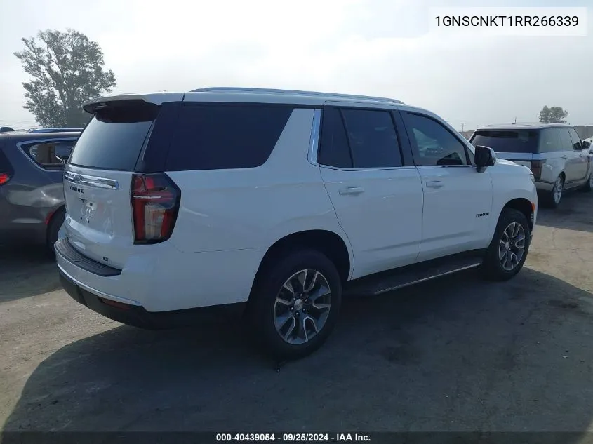 1GNSCNKT1RR266339 2024 Chevrolet Tahoe 2Wd Lt