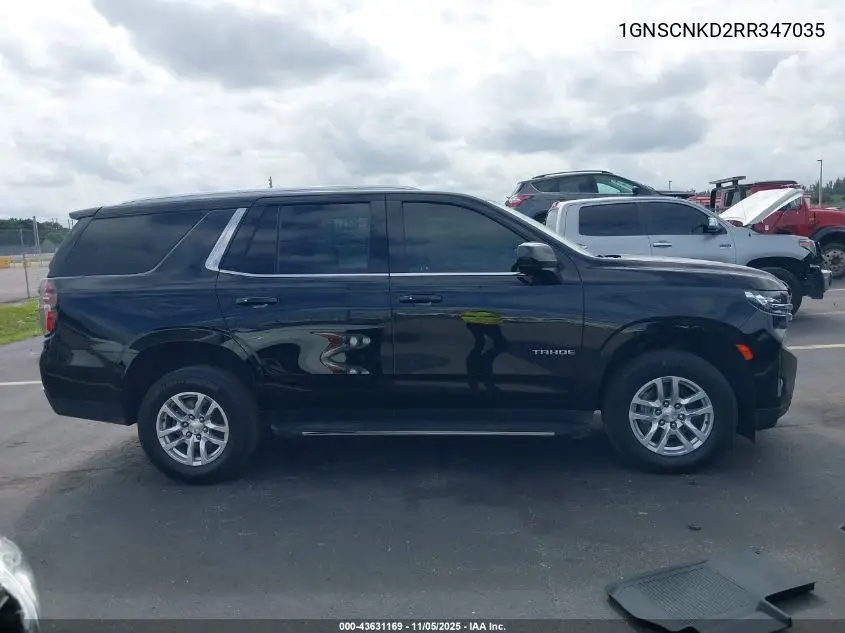 1GNSCNKD2RR347035 2024 Chevrolet Tahoe Lt
