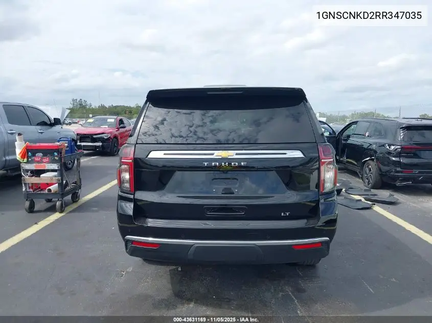 1GNSCNKD2RR347035 2024 Chevrolet Tahoe Lt