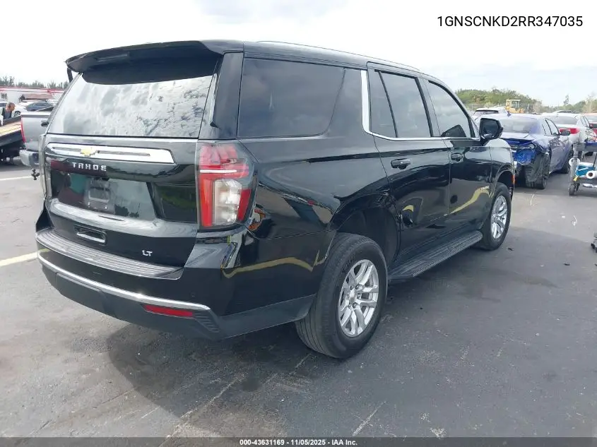1GNSCNKD2RR347035 2024 Chevrolet Tahoe Lt