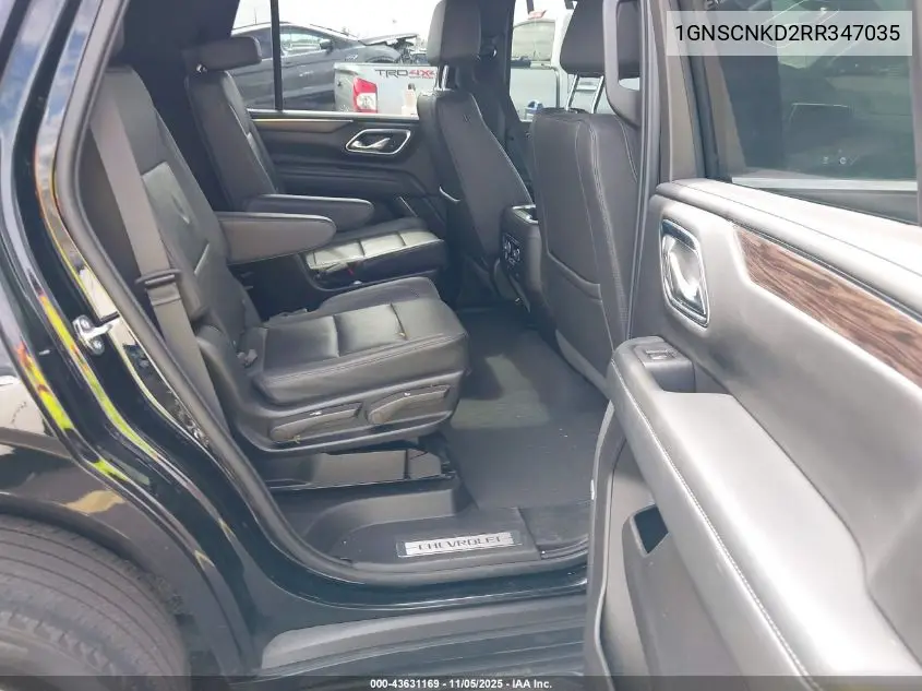 1GNSCNKD2RR347035 2024 Chevrolet Tahoe Lt