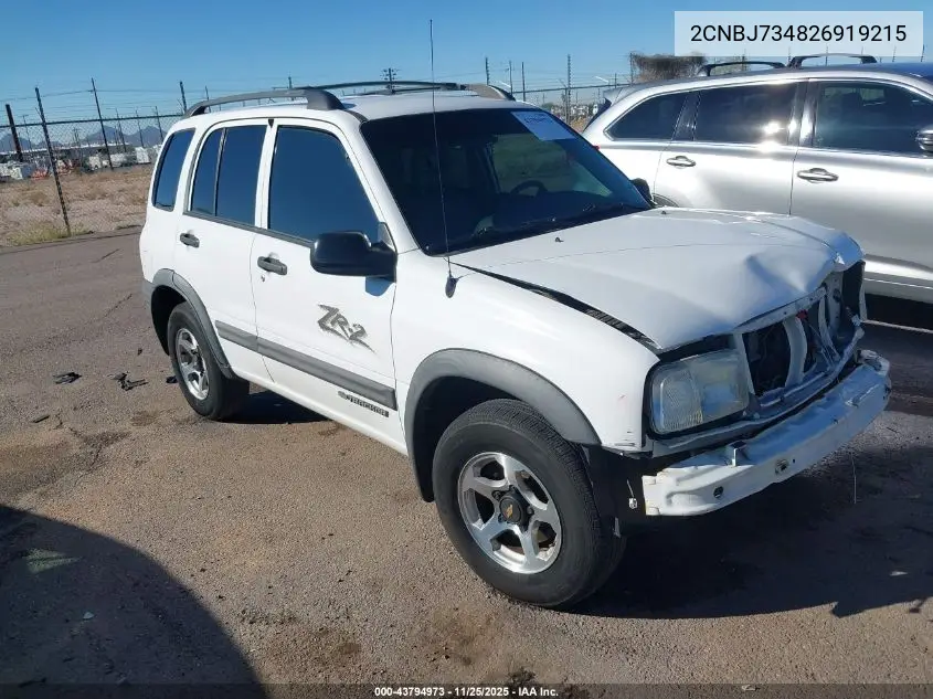 2CNBJ734826919215 2002 Chevrolet Tracker Hard Top Zr2