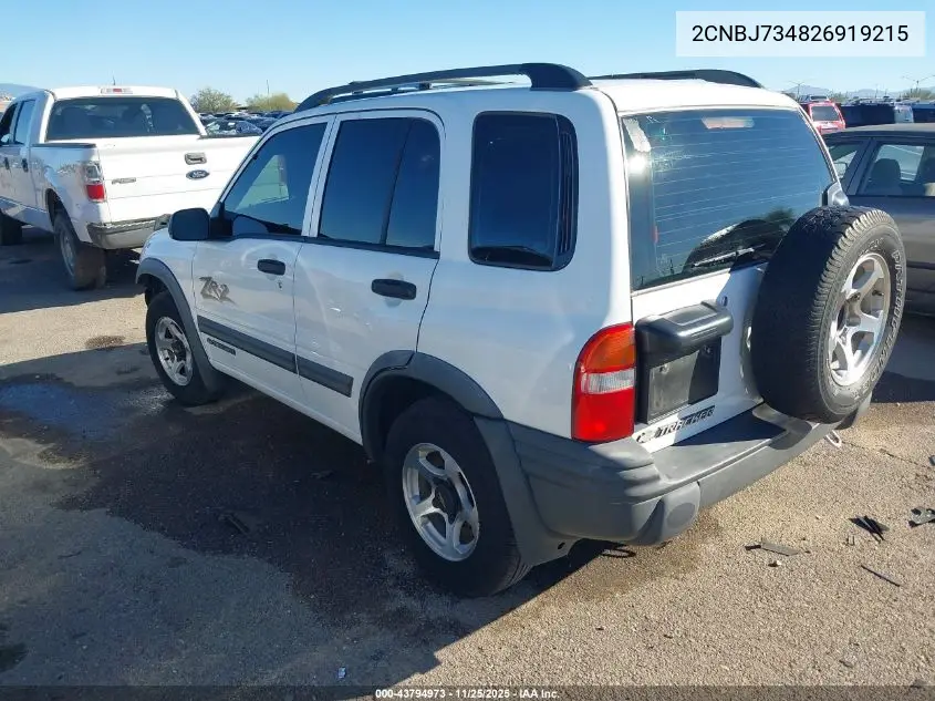 2CNBJ734826919215 2002 Chevrolet Tracker Hard Top Zr2