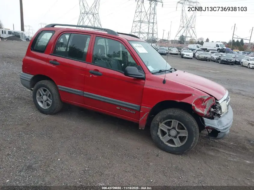 2CNBJ13C736938103 2003 Chevrolet Tracker Hard Top Base