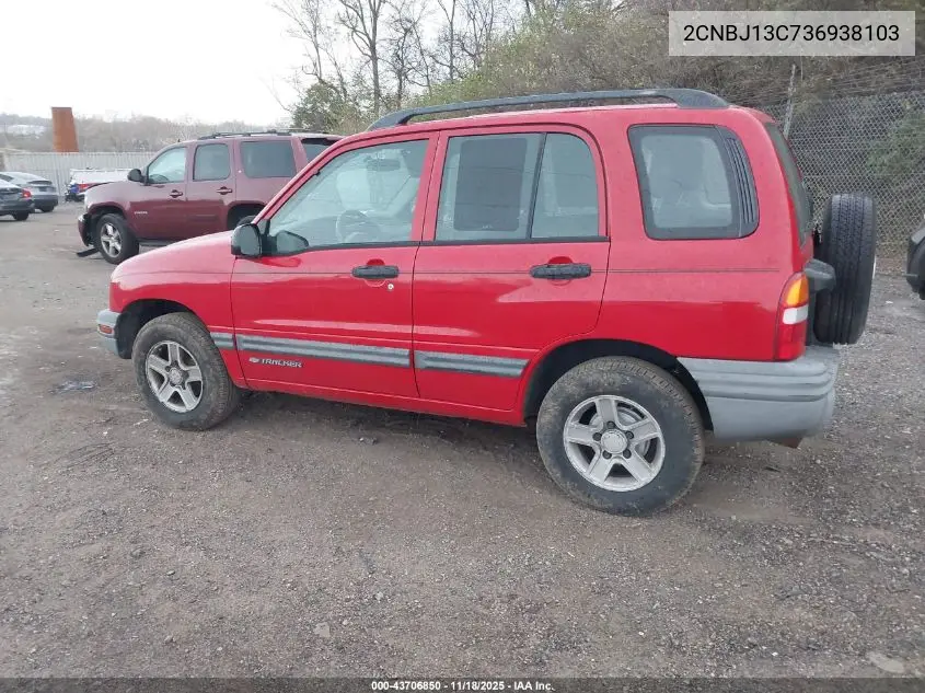 2CNBJ13C736938103 2003 Chevrolet Tracker Hard Top Base