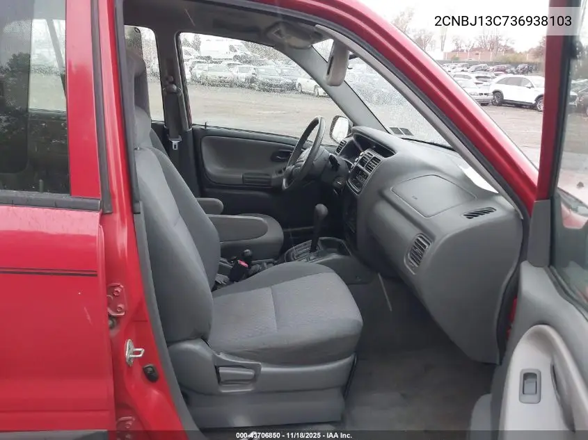 2CNBJ13C736938103 2003 Chevrolet Tracker Hard Top Base