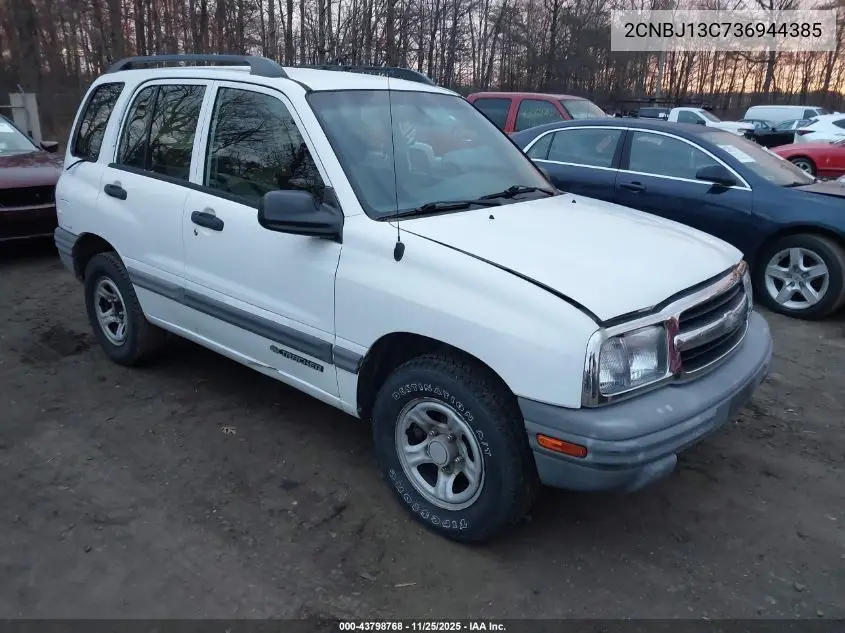 2CNBJ13C736944385 2003 Chevrolet Tracker Hard Top Base
