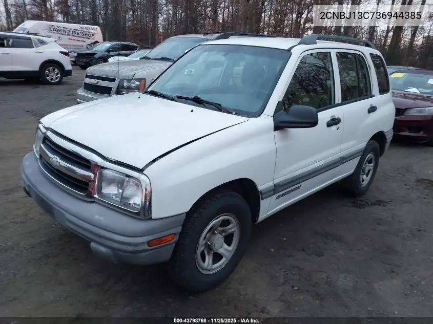 2CNBJ13C736944385 2003 Chevrolet Tracker Hard Top Base