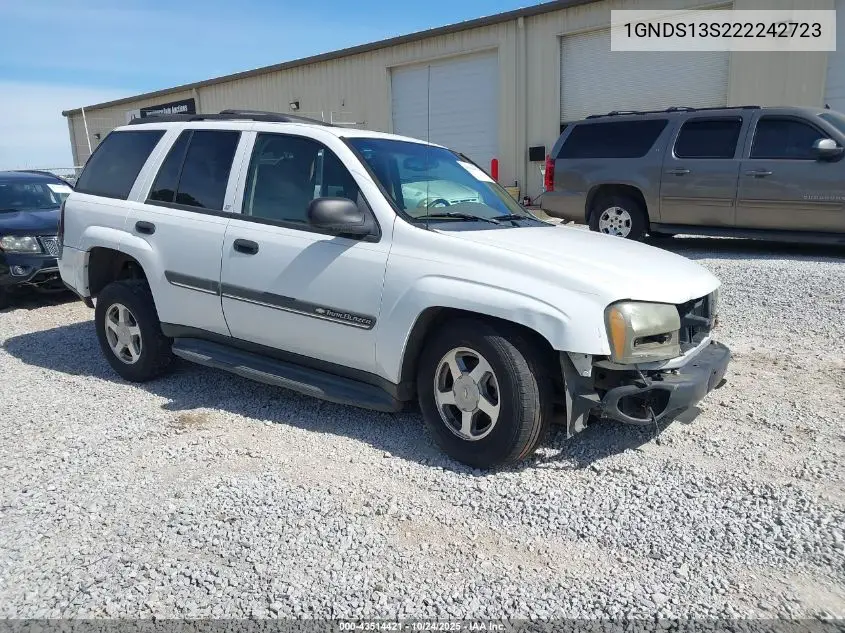 1GNDS13S222242723 2002 Chevrolet Trailblazer Lt