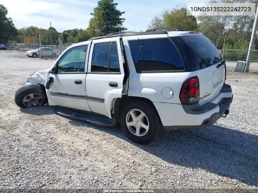 1GNDS13S222242723 2002 Chevrolet Trailblazer Lt