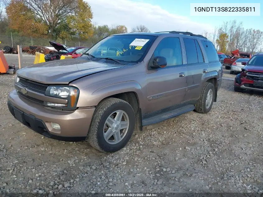 1GNDT13S822335811 2002 Chevrolet Trailblazer Ltz