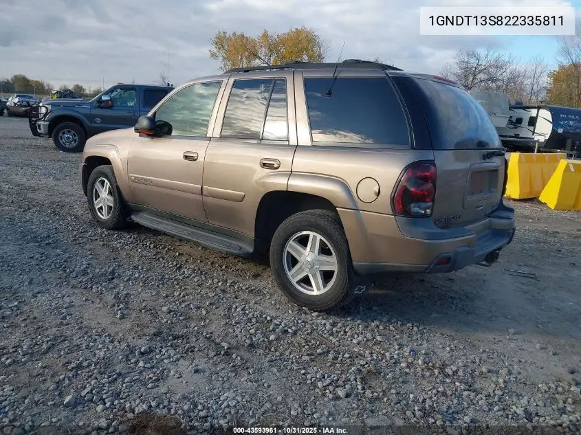 1GNDT13S822335811 2002 Chevrolet Trailblazer Ltz
