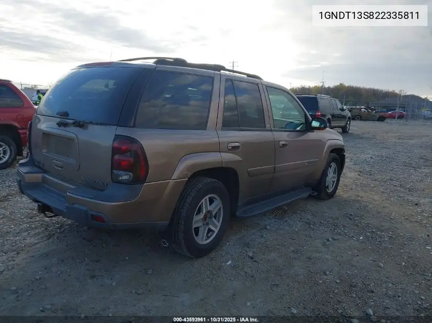 1GNDT13S822335811 2002 Chevrolet Trailblazer Ltz