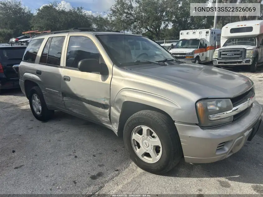 1GNDS13S522526069 2002 Chevrolet Trailblazer Ls