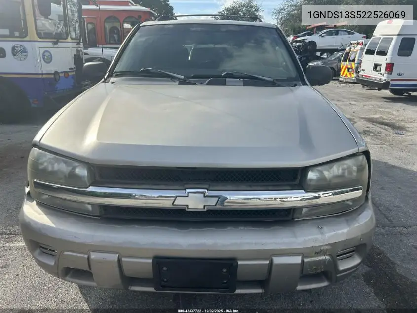 1GNDS13S522526069 2002 Chevrolet Trailblazer Ls