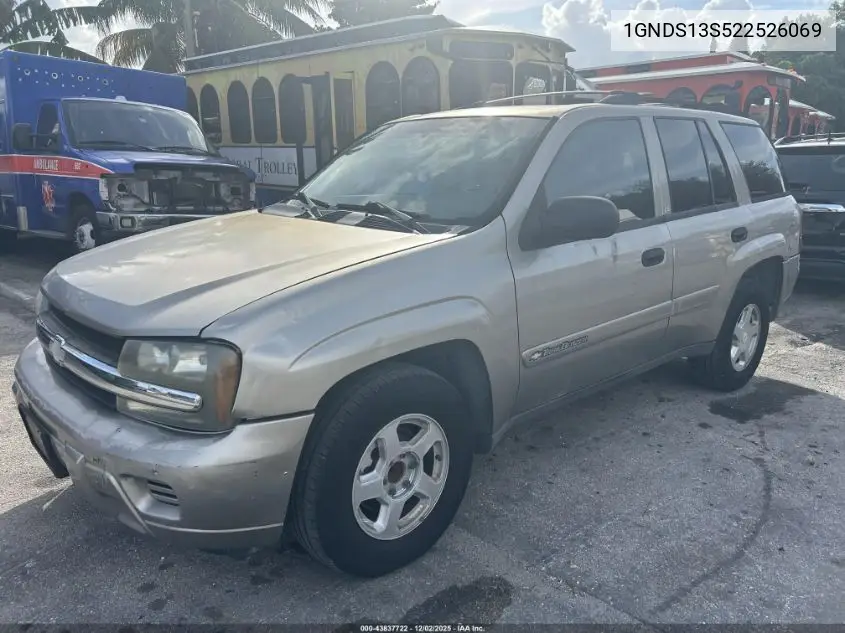 1GNDS13S522526069 2002 Chevrolet Trailblazer Ls