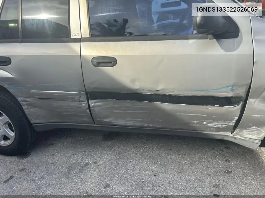 1GNDS13S522526069 2002 Chevrolet Trailblazer Ls