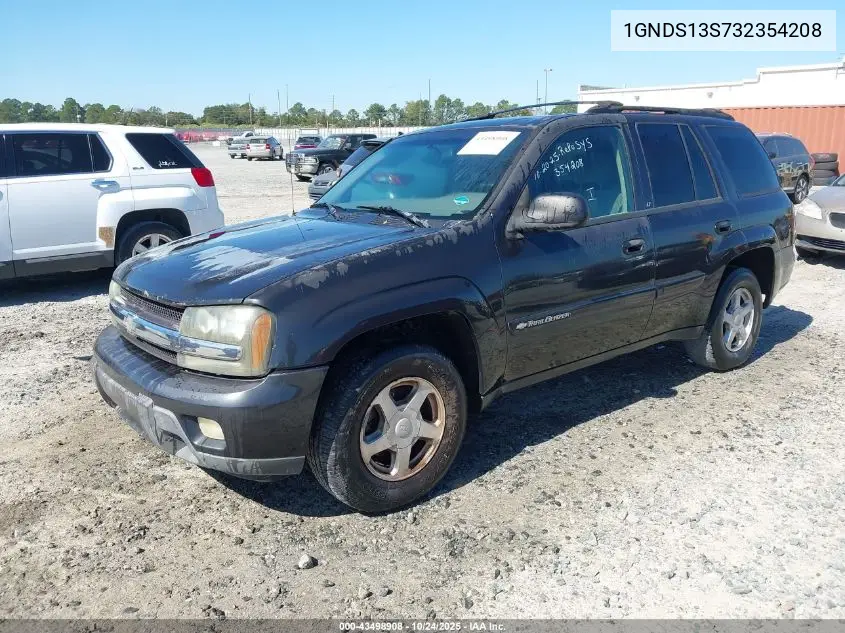 1GNDS13S732354208 2003 Chevrolet Trailblazer Lt
