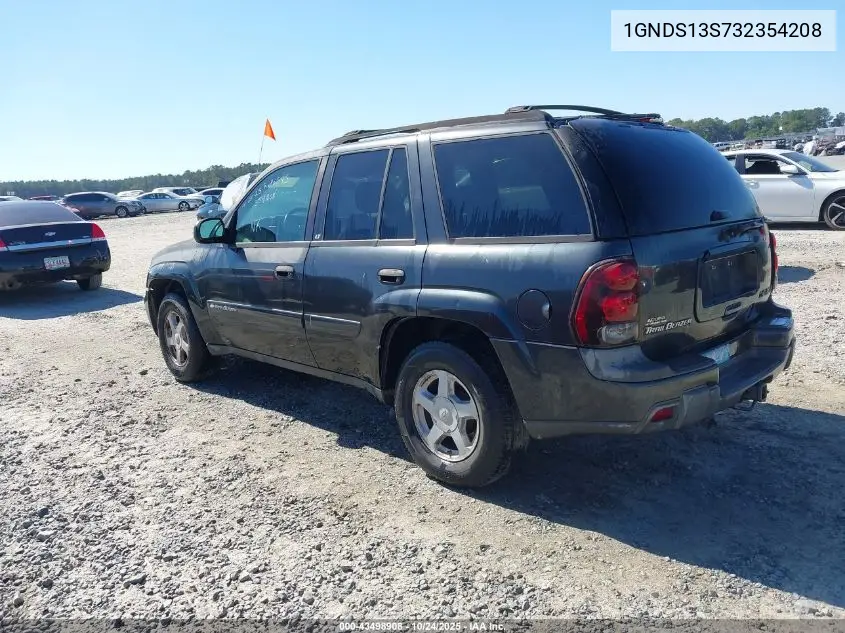 1GNDS13S732354208 2003 Chevrolet Trailblazer Lt