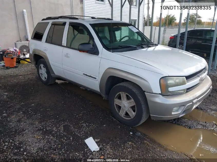 1GNDT13S432338335 2003 Chevrolet Trailblazer Ltz