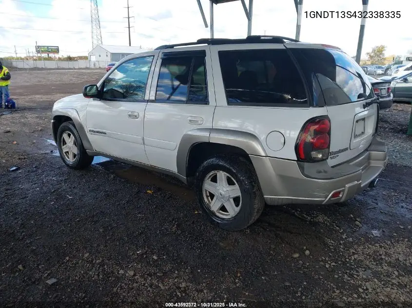 1GNDT13S432338335 2003 Chevrolet Trailblazer Ltz