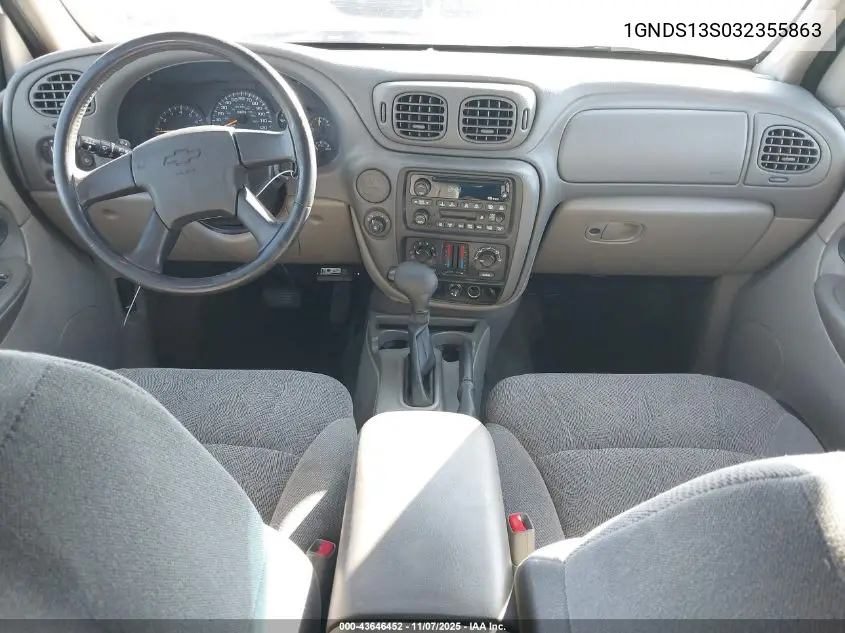 1GNDS13S032355863 2003 Chevrolet Trailblazer Lt