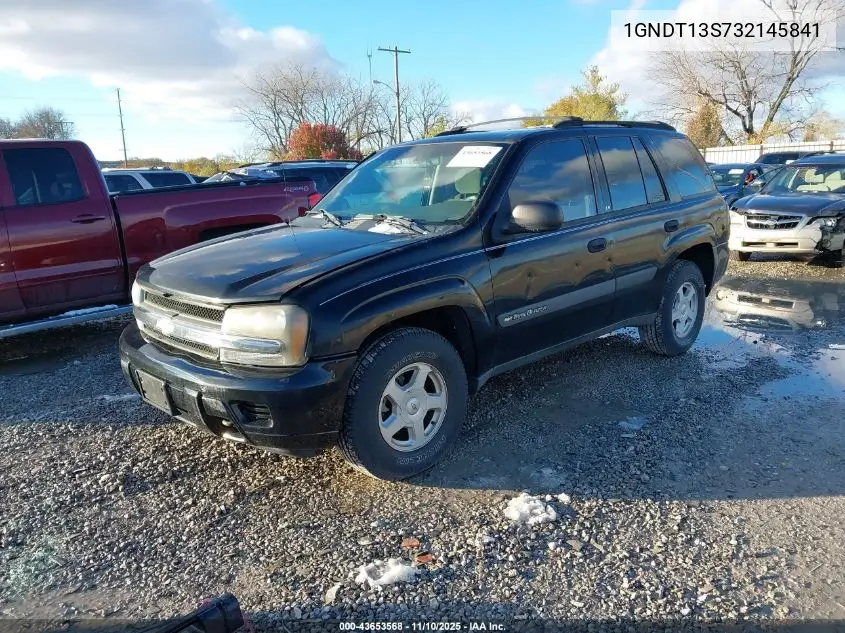 1GNDT13S732145841 2003 Chevrolet Trailblazer Ls