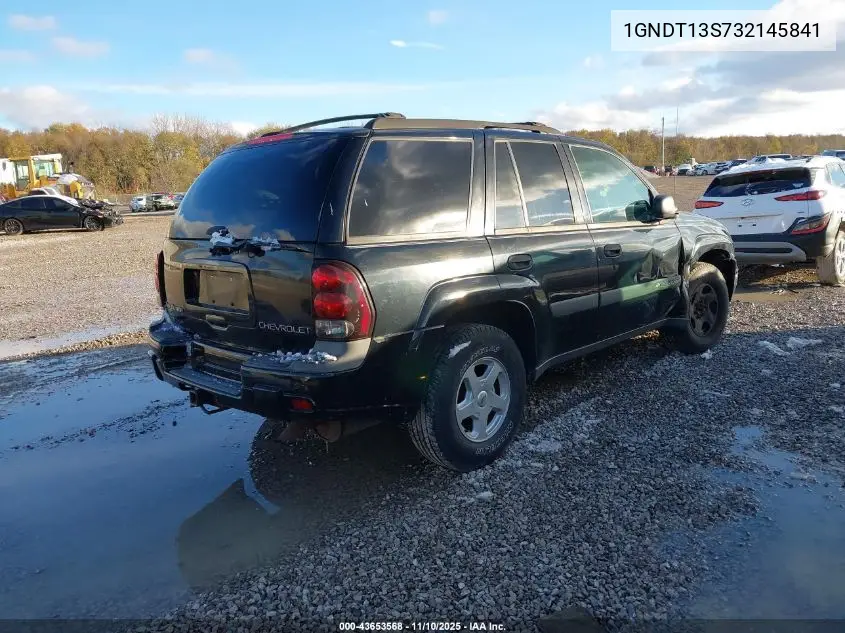 1GNDT13S732145841 2003 Chevrolet Trailblazer Ls