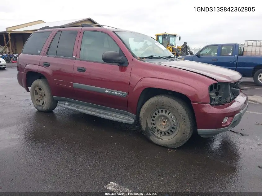 1GNDS13S842362805 2004 Chevrolet Trailblazer Ls