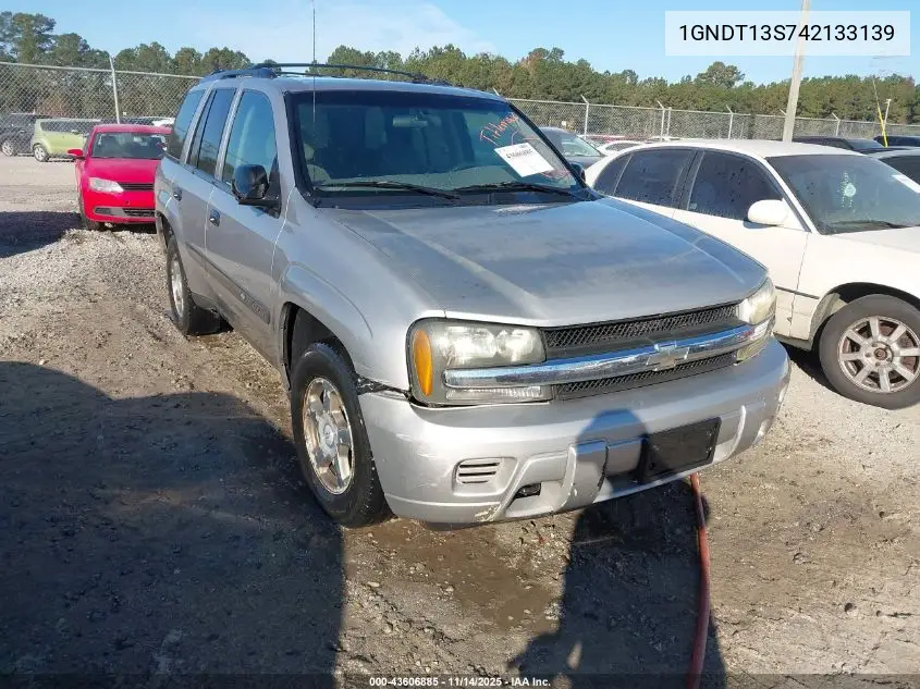 1GNDT13S742133139 2004 Chevrolet Trailblazer Ls