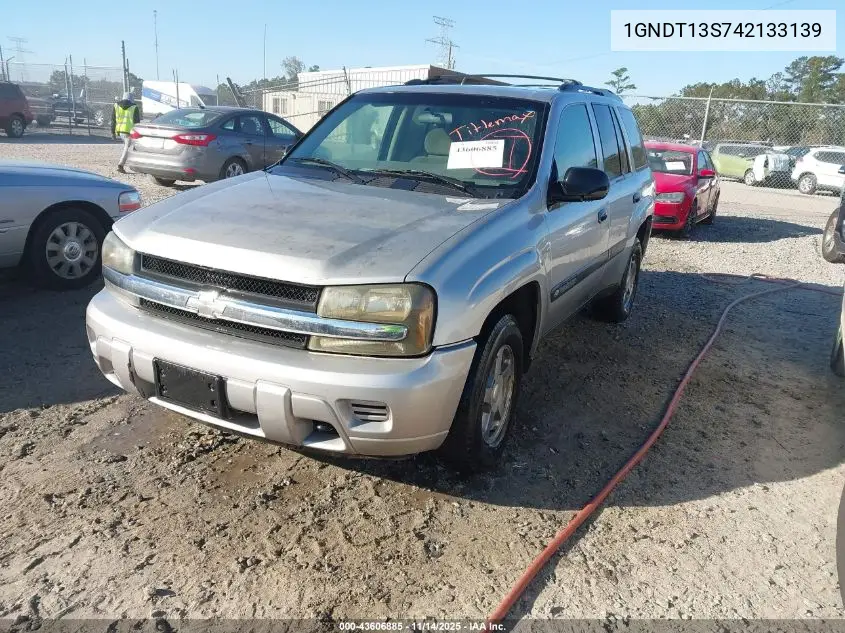 1GNDT13S742133139 2004 Chevrolet Trailblazer Ls