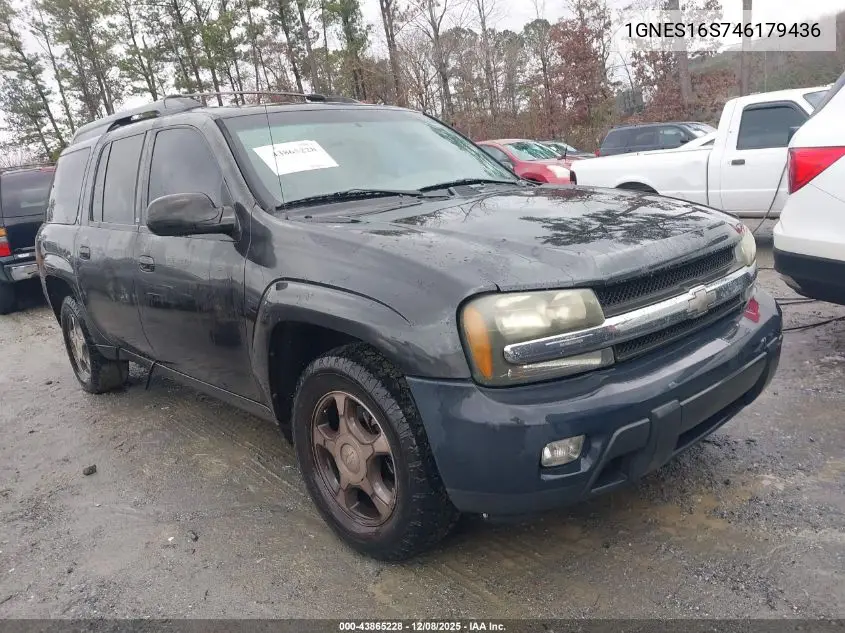 1GNES16S746179436 2004 Chevrolet Trailblazer Ext Ls