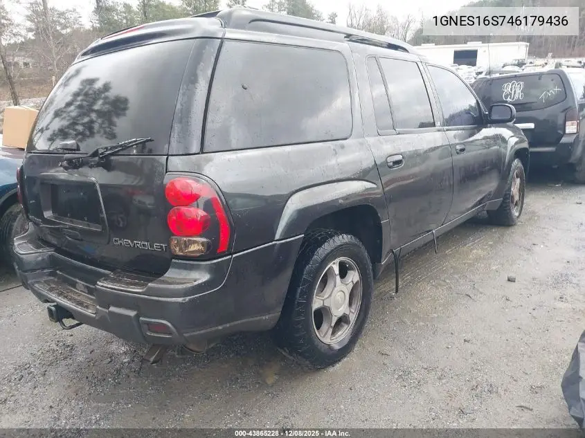 1GNES16S746179436 2004 Chevrolet Trailblazer Ext Ls
