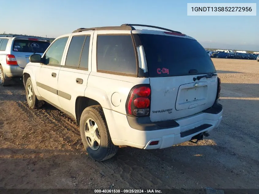 2005 Chevrolet Trailblazer Ls VIN: 1GNDT13S852272956 Lot: 40361538