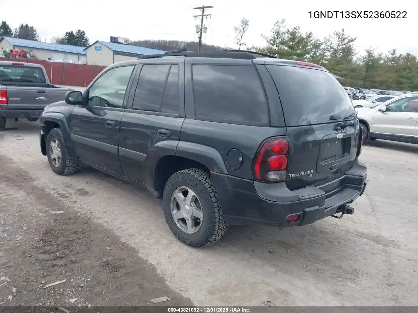1GNDT13SX52360522 2005 Chevrolet Trailblazer Ls