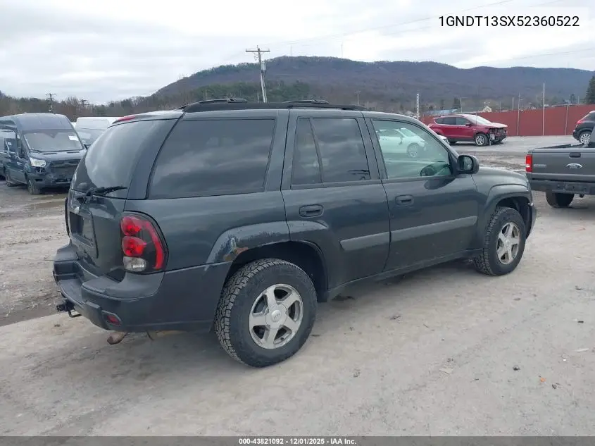 1GNDT13SX52360522 2005 Chevrolet Trailblazer Ls