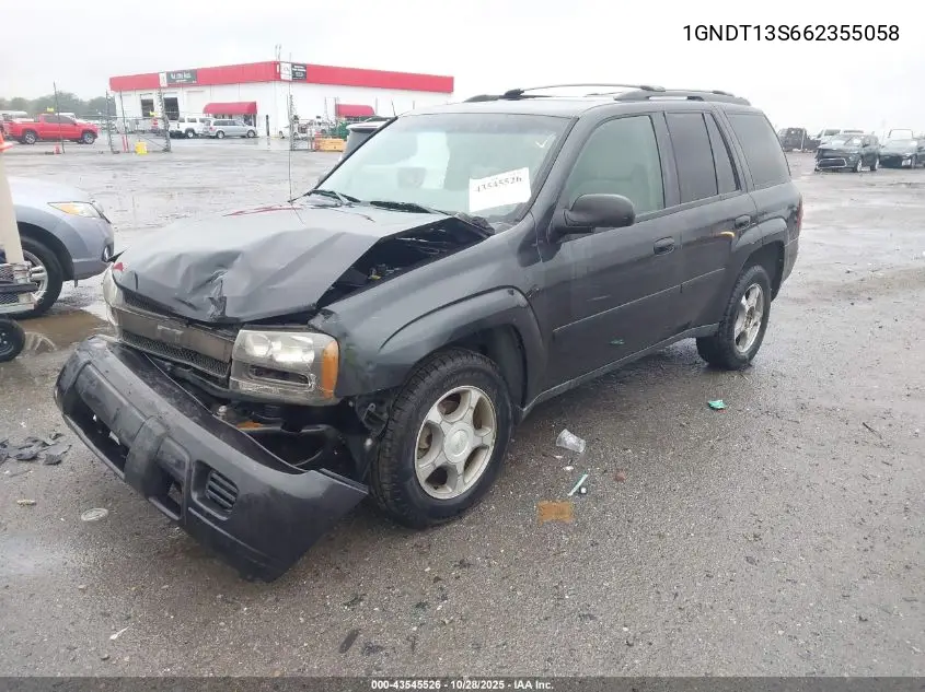 1GNDT13S662355058 2006 Chevrolet Trailblazer Ls