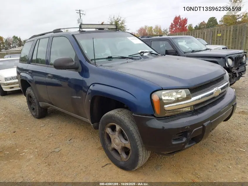 1GNDT13S962336598 2006 Chevrolet Trailblazer Ls