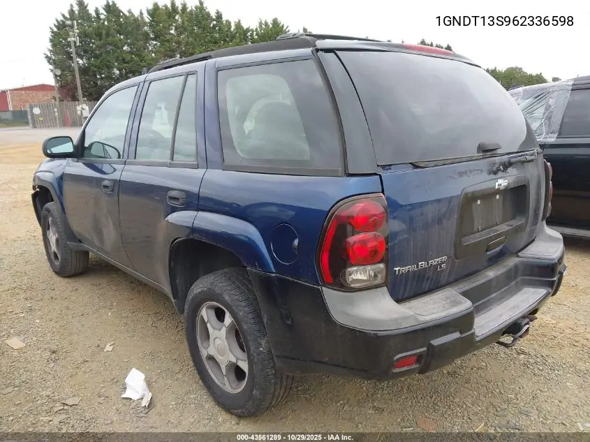 1GNDT13S962336598 2006 Chevrolet Trailblazer Ls
