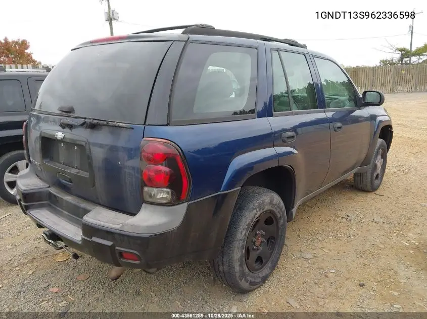 1GNDT13S962336598 2006 Chevrolet Trailblazer Ls