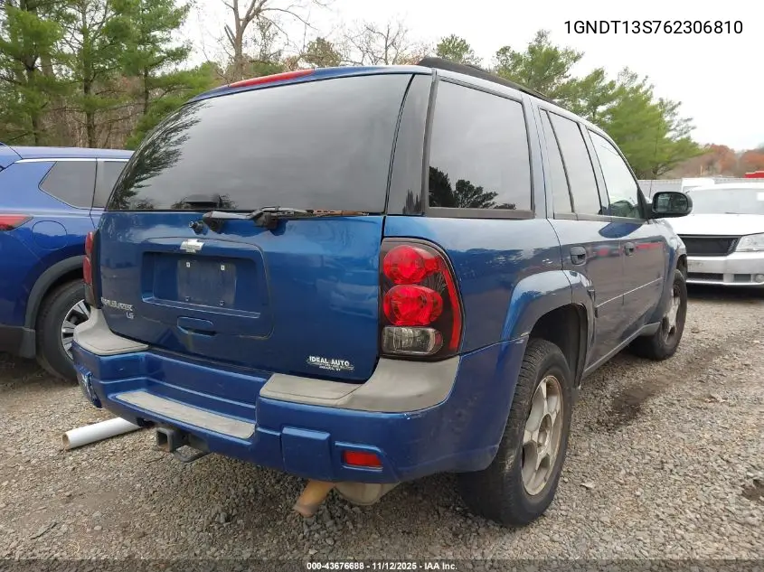 1GNDT13S762306810 2006 Chevrolet Trailblazer Ls