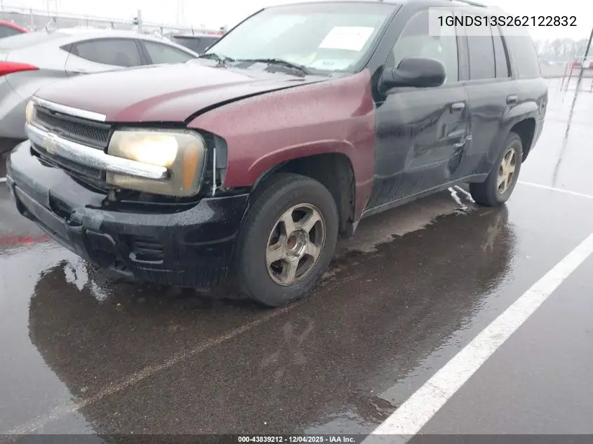 1GNDS13S262122832 2006 Chevrolet Trailblazer Ls