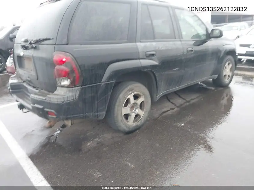 1GNDS13S262122832 2006 Chevrolet Trailblazer Ls